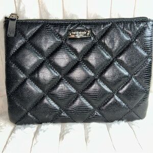 Kate Spade Black Quilted Women's Clutch